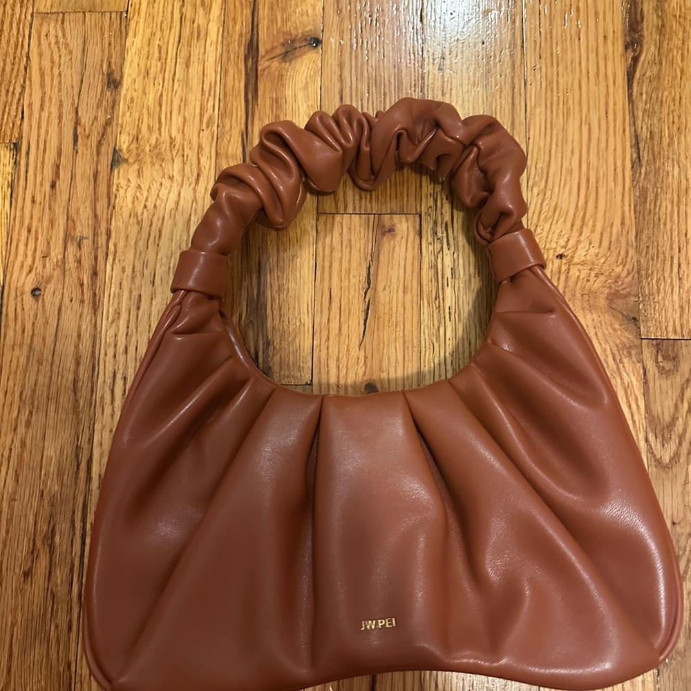 JW PEI Tan Gathered Shoulder Bag